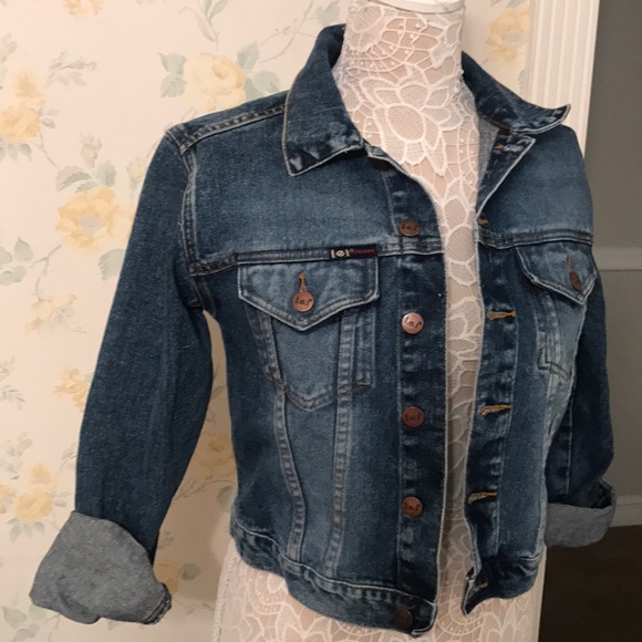 Lei cropped style jean jacket - Picture 2 of 8